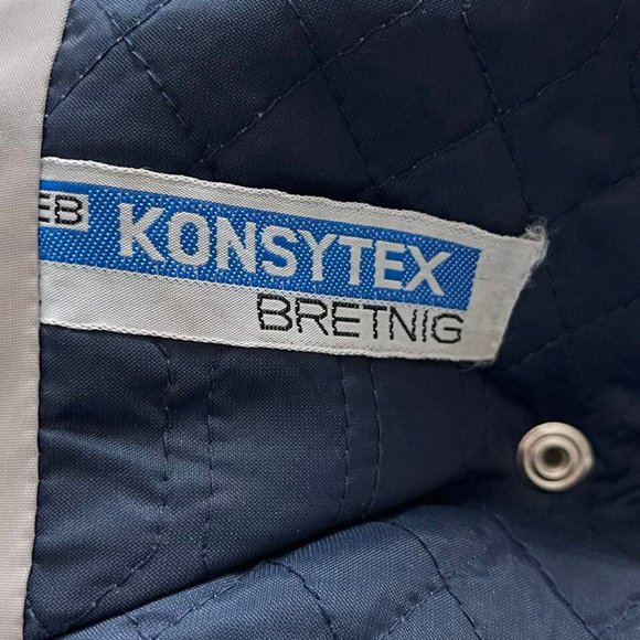 Konsytex Bretnig (Poland) Vintage Nylon Quilted Fishmouth Trench Coat : M - Picture 5 of 6